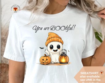 Cute Ghost Shirt, Halloween T- Shirt, Halloween Clothing, Halloween Sweatshirt, Teachers Halloween Sweatshirt, Teacher Shirt, Nurse Shirt