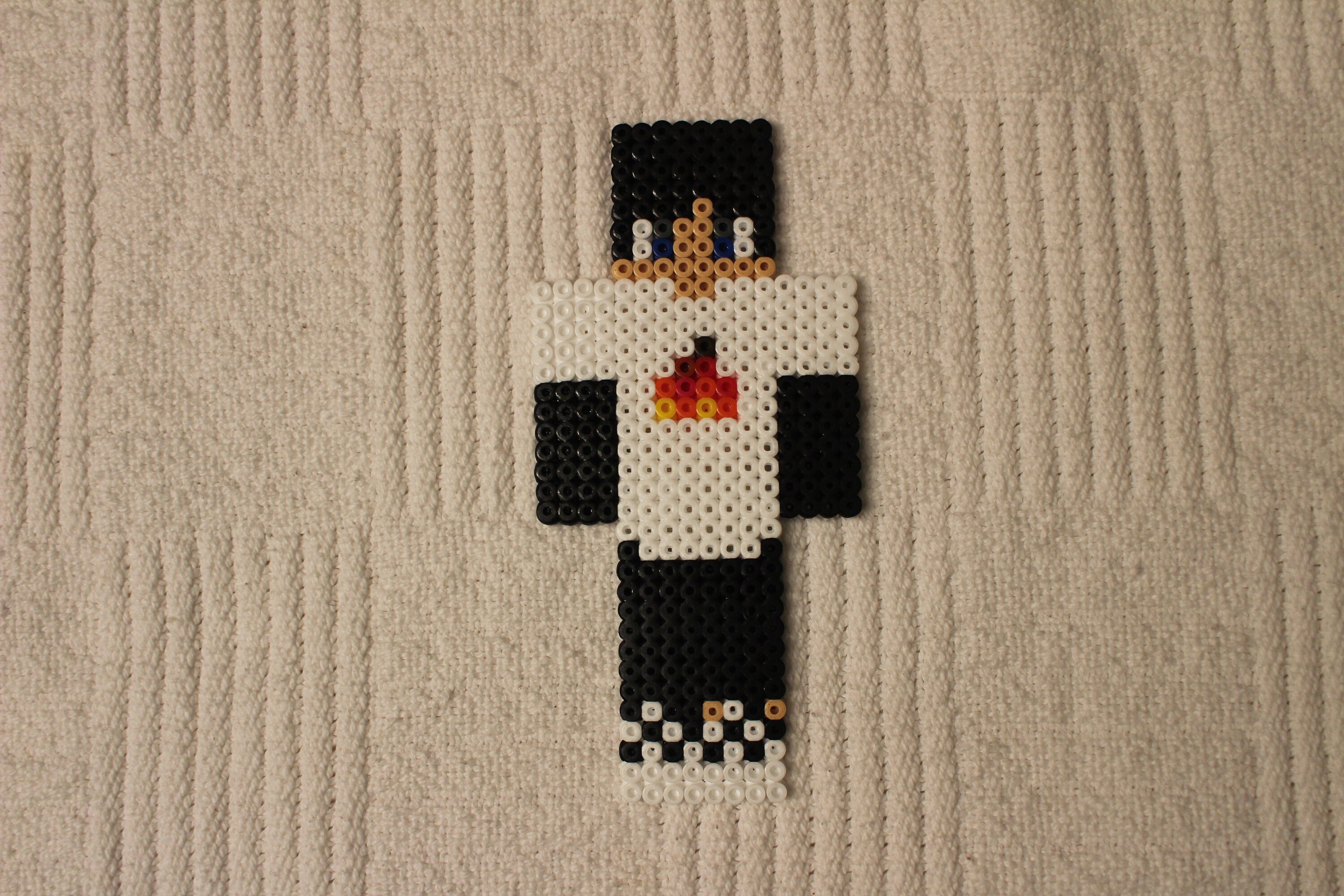 Sapnap Minecraft Skin Perler Bead Keychain Minecraft 