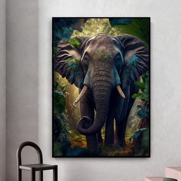 Wall Art Jungle Etsy