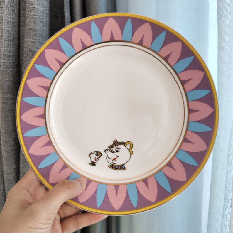 GalaxyOfTreasure Beauty and The Beast Mrs. Potts and Chip Tea Set - Thumbnail 5