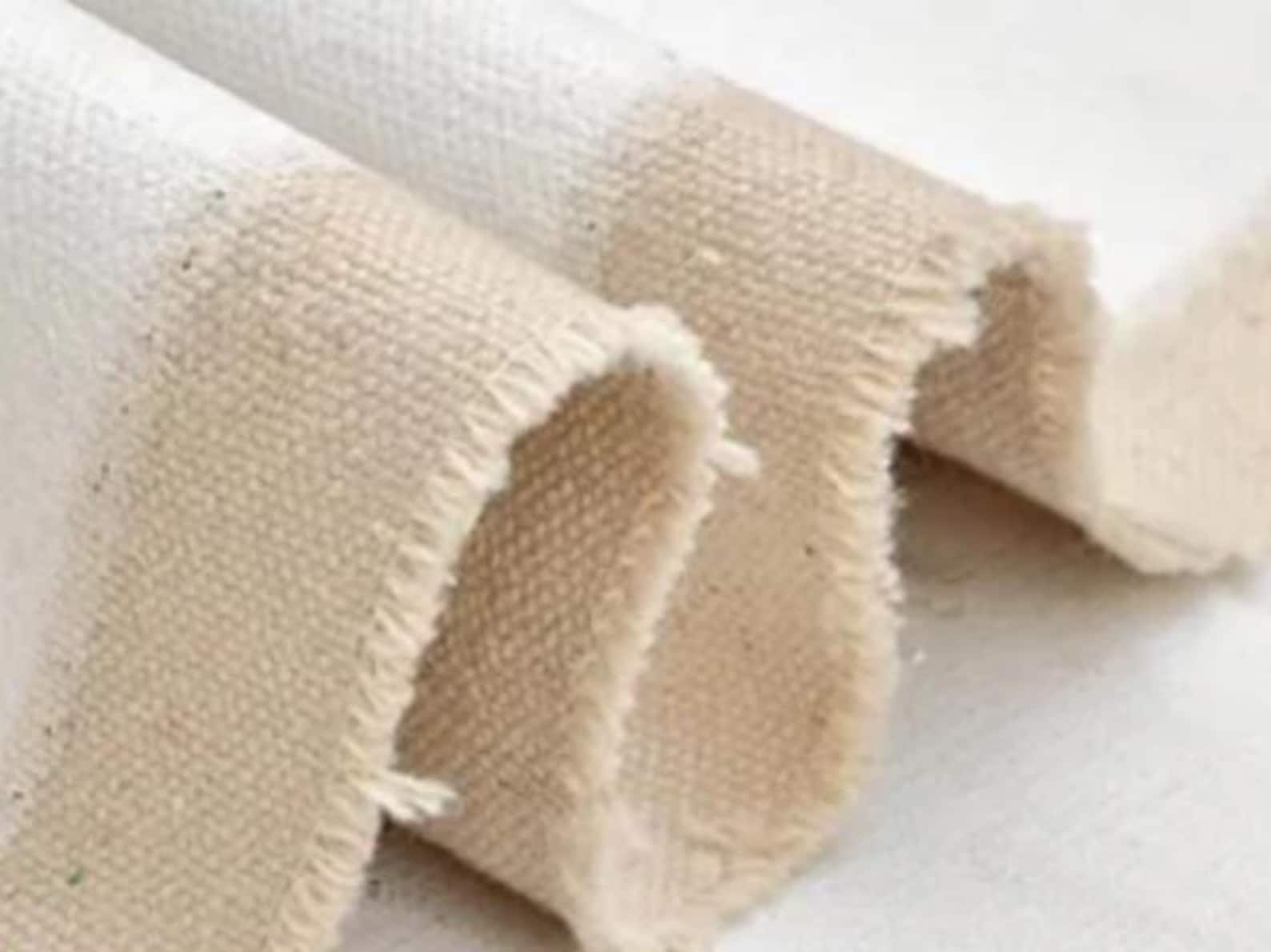 Natural Abstract Design Linen Canvas