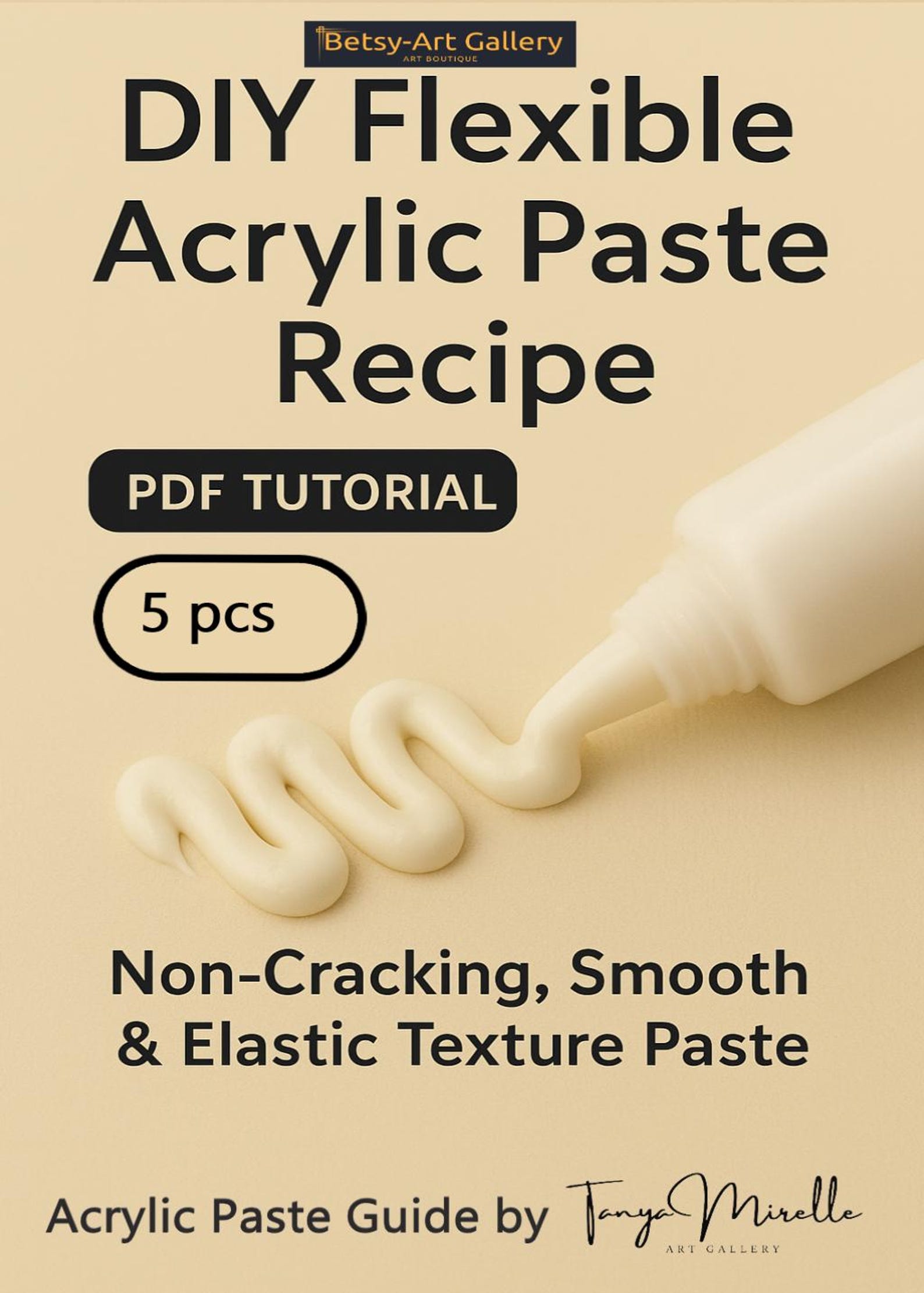 How to Make Acrylic Modeling Paste: 5 Easy Mixed Media Recipes Guides ...
