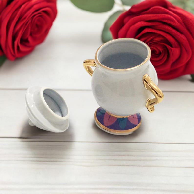 GalaxyOfTreasure Beauty and The Beast Mrs. Potts and Chip Tea Set - Thumbnail 4