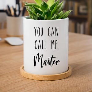 Funny Masters Graduation Gift for Her, Sister, Bestfriend, Master Degree Gift, Masters Graduate Gift 2026, Planter