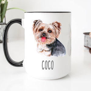 Yorkshire Terrier Mug, Yorkshire Terrier Gifts, Coffee Mug, Yorkie Mom Dad Gift, Personalized Dog Mug, Personalized Yorkie Dog Gift
