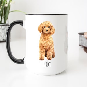 Poodle Gifts, Poodle Mug, Poodle Mom, Poodle Dad, Poodle Dog, Personalized Dog Coffee Mug, Personalized Dog Gift, Dog Mug, Poodle Mama