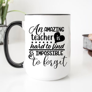 Coffee Mug for Teacher, Gift for Male Teacher, Teacher Appreciation Gift, Amazing Teacher Gift, Teacher Mug, Large Mug, Classroom Teacher