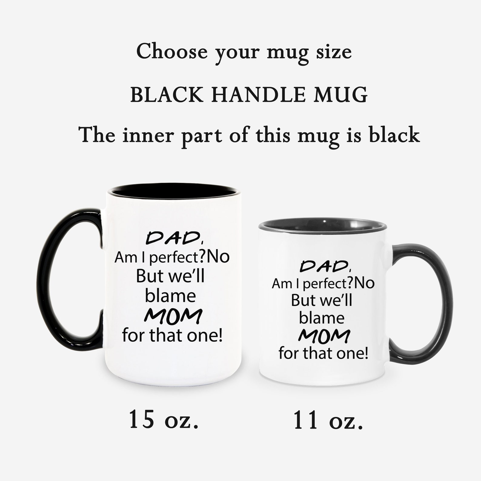 Dad Mug From Daughter Dad Funny Mug Dad Birthday Gift Funny Etsy