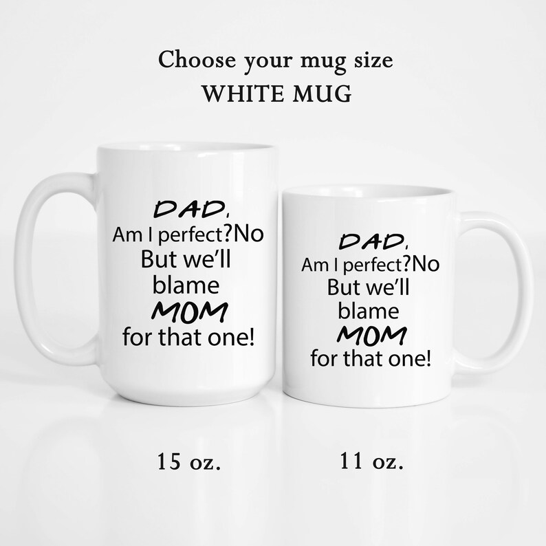 Dad Mug From Daughter Dad Funny Mug Dad Birthday Gift Funny Etsy
