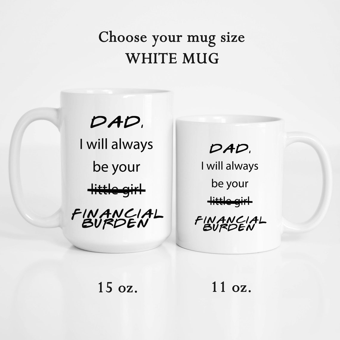 Funny Dad Mug From Daughter Birthday Gift for Dad Funny Etsy