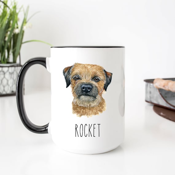 Border Terrier Mug I'M NOT JUST A DOG PERSON I'M A DADDY Novelty Gift Present 