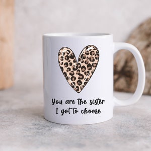 Best friend mug for her, ceramic coffee mug, perfect gift for friend, two handle colors and size options