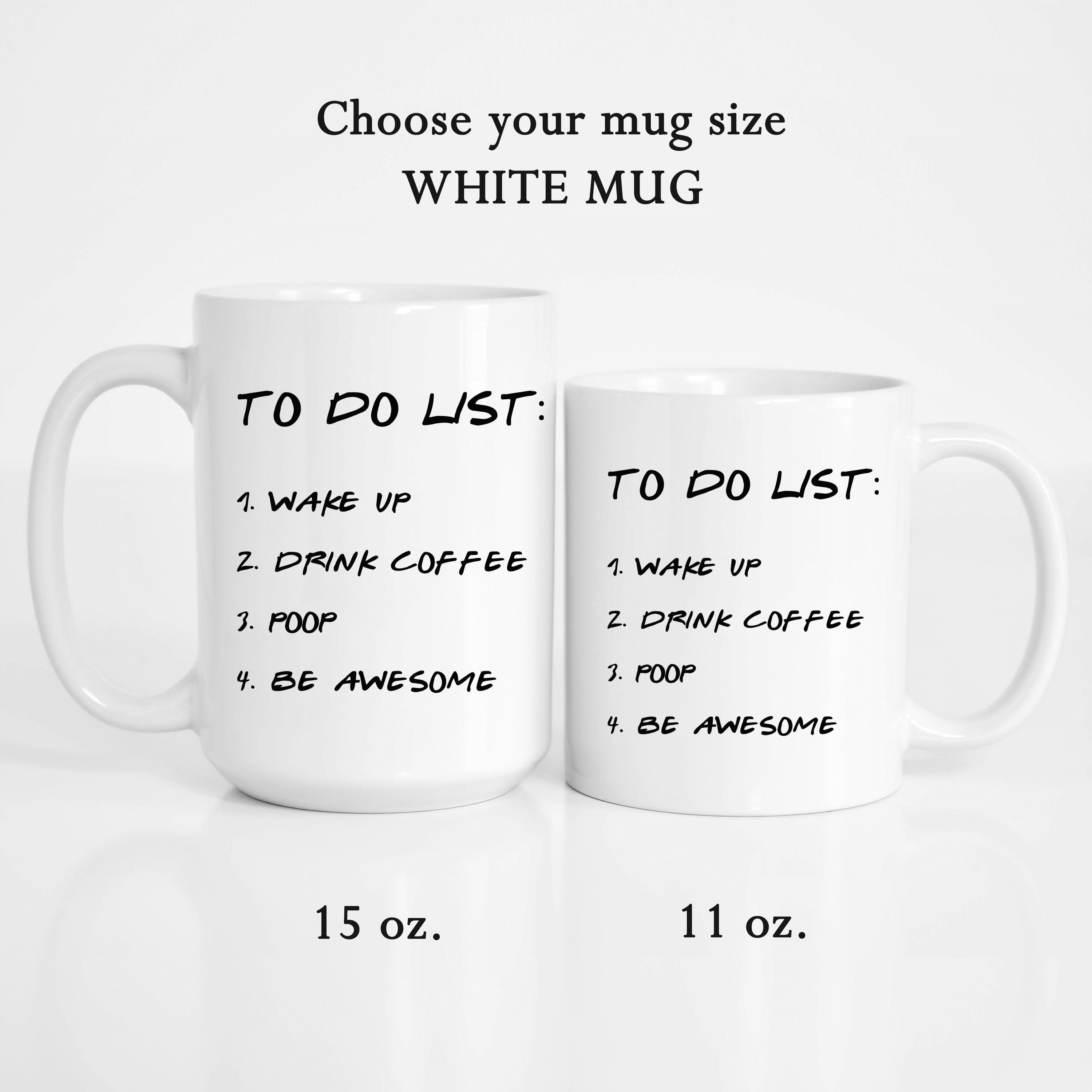 To Do List Quotes Printed Coffee Mug, funny man gift – The Artsy Spot