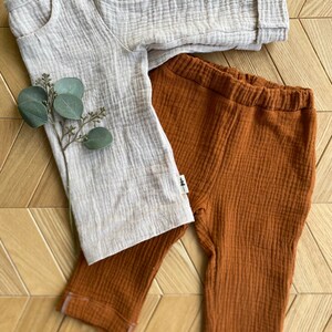 Baby Musselin Set Longsleeve Shorts Hose Bild 8