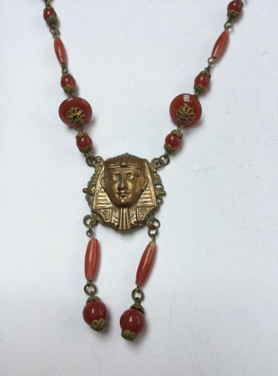 Art Deco Egyptian Revival Necklace