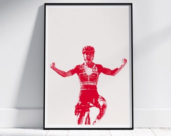 Remco Evenepoel Print | Vuelta a España 2022 Win | Flanders | Cycling Art Print | Cycling Poster | Cycling Gift | Wall Decor