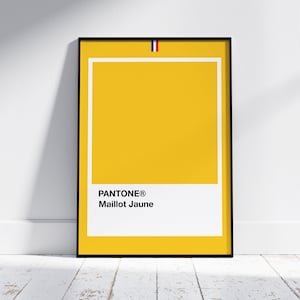 Maillot Jaune | Tour de France Winners Jersey | Cycling Art Print | The Colours of Cycling Collection