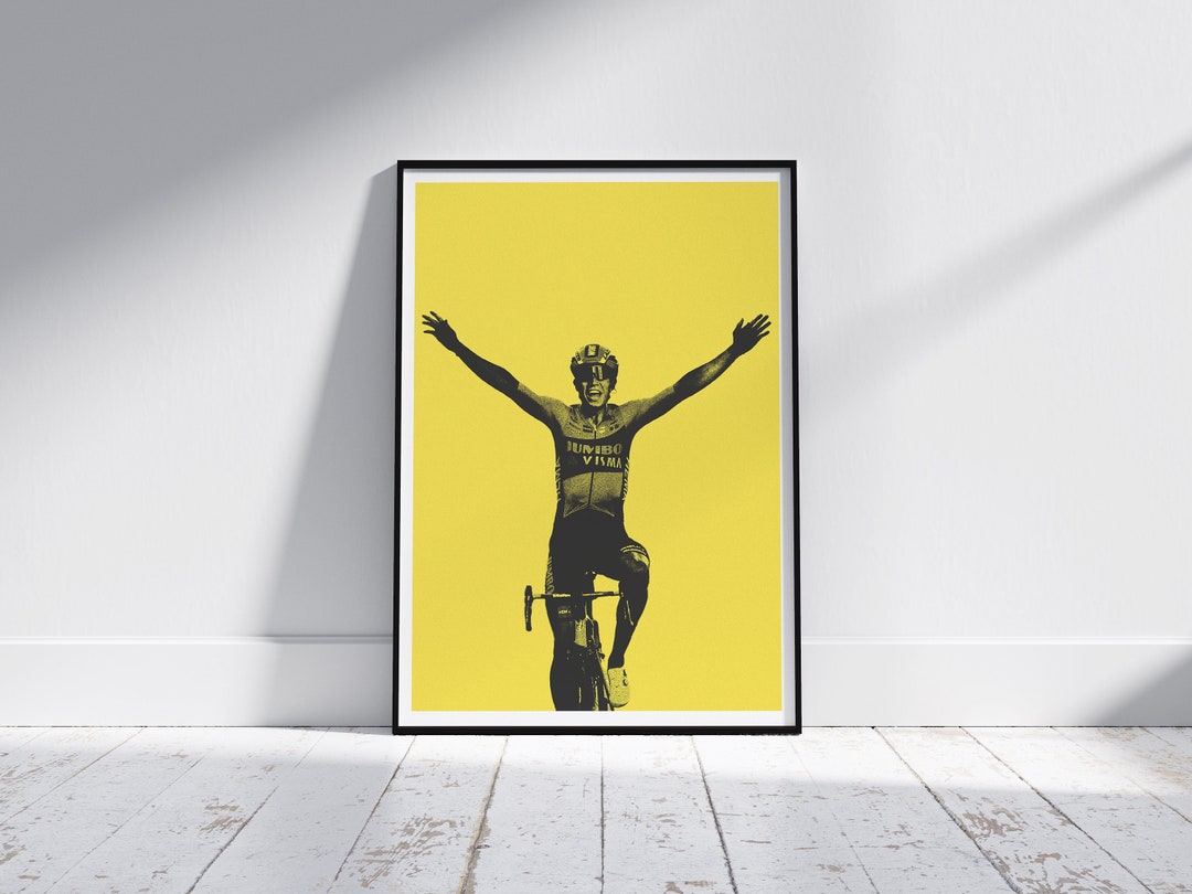 Wout Van Aert Print San Remo 2020 Win Legends of the Classics