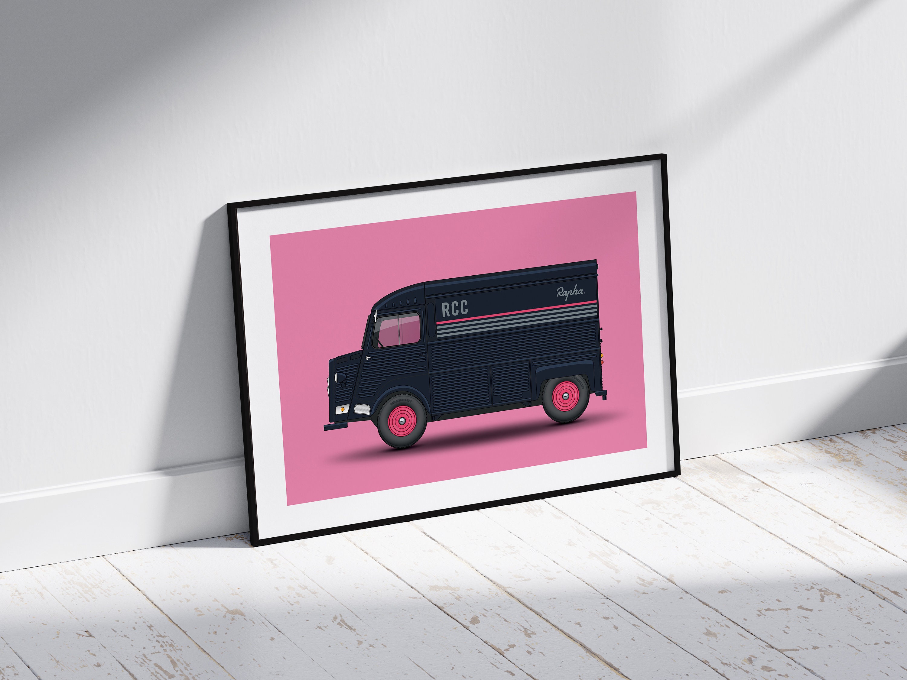 Rapha Cycle Club RCC Citroën H Van Print Cycling Gifts - Etsy Israel