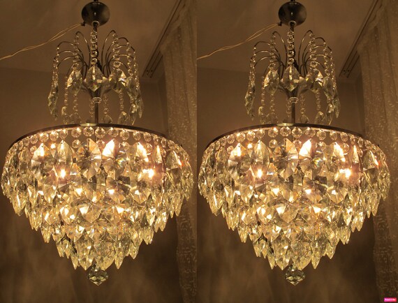 Vintage swarovski clearance crystal chandelier