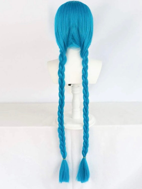 Jinx Born Powder Blue Hair Game League of Legends Character - Etsy Jinx Born Powder Blue Hair Game League of Legends Character - Etsy