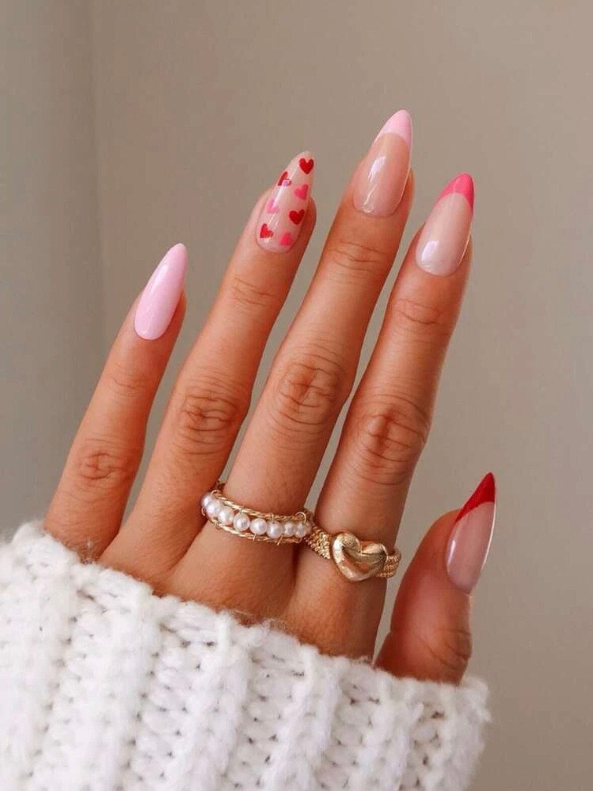 24pcs Long Almond Heart Pattern Fake Nails 1pc Nail File & - Etsy 24pcs Long Almond Heart Pattern Fake Nails 1pc Nail File & - Etsy