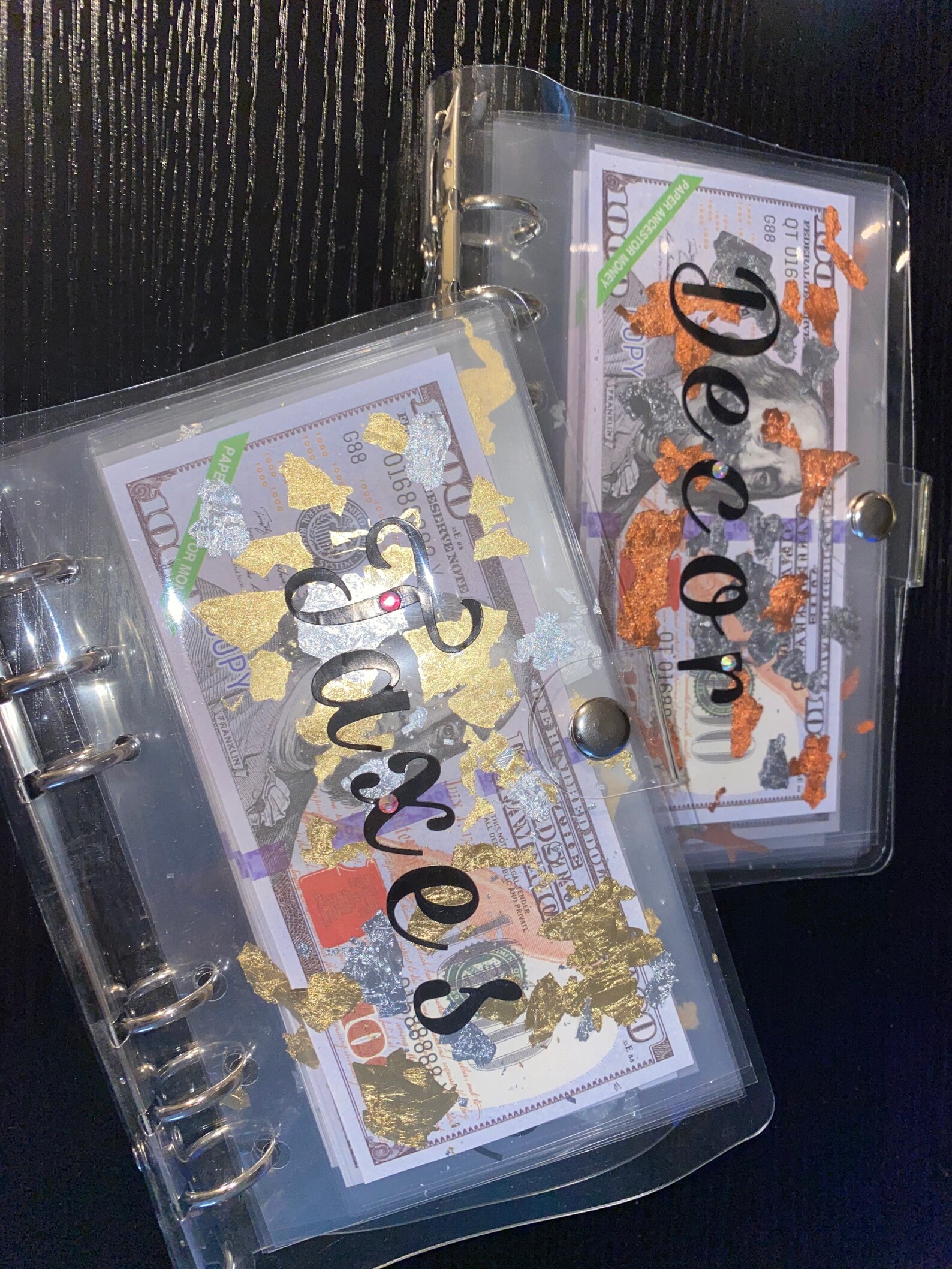 Elevated Cash Binder Etsy