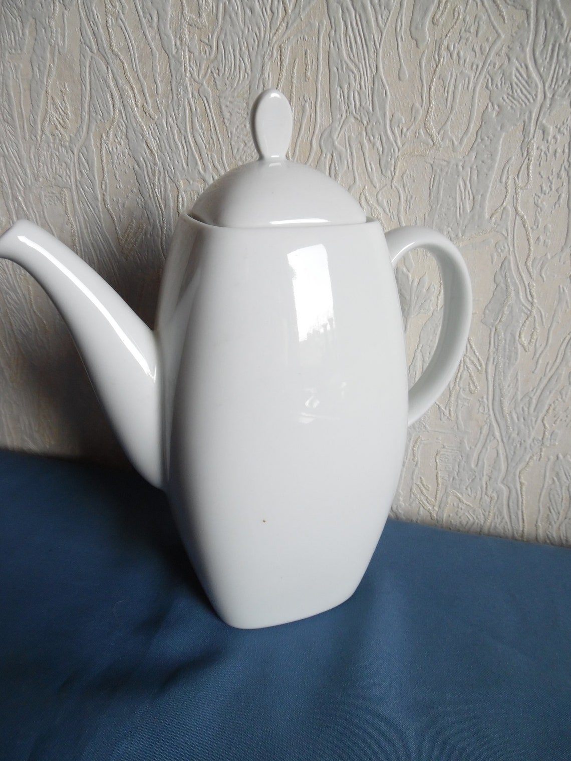 1950. Antique porcelain coffee pot Etsy