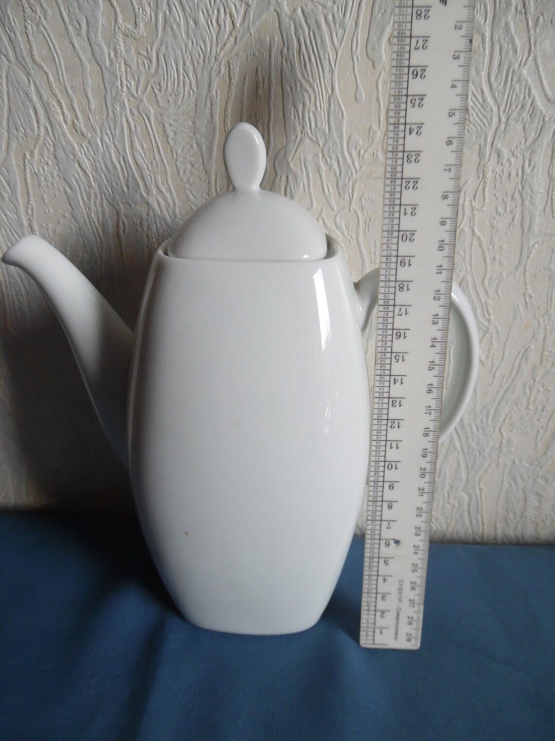 1950. Antique porcelain coffee pot Etsy