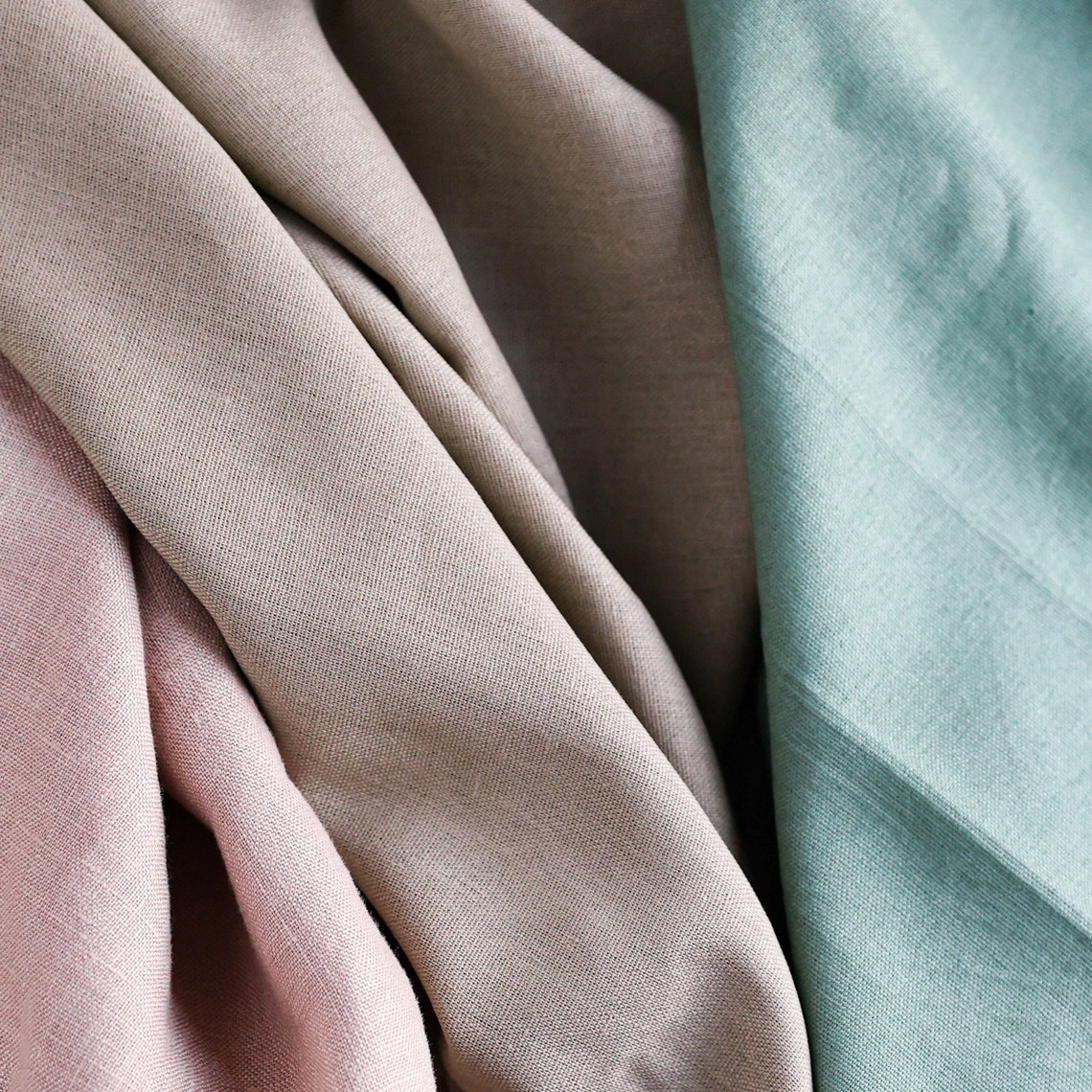 Linen Fabric Wide 135 cm Various Color Organic Linen Fabric Etsy