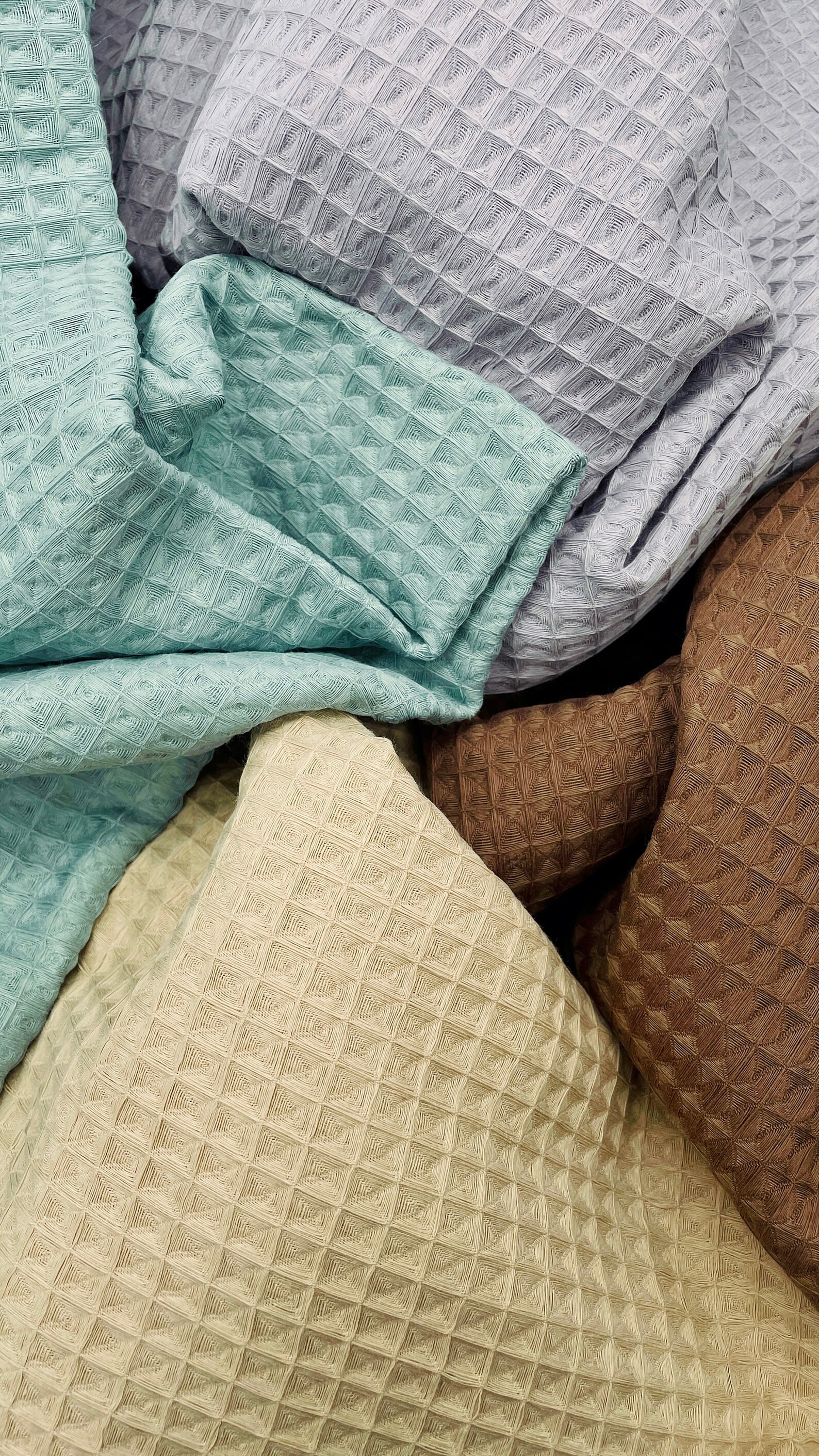 Cotton Waffle Weave Fabric Per HALF A METRE 100 Cotton Fabric Etsy