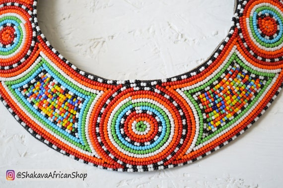 Tribal Beaded, African Necklace