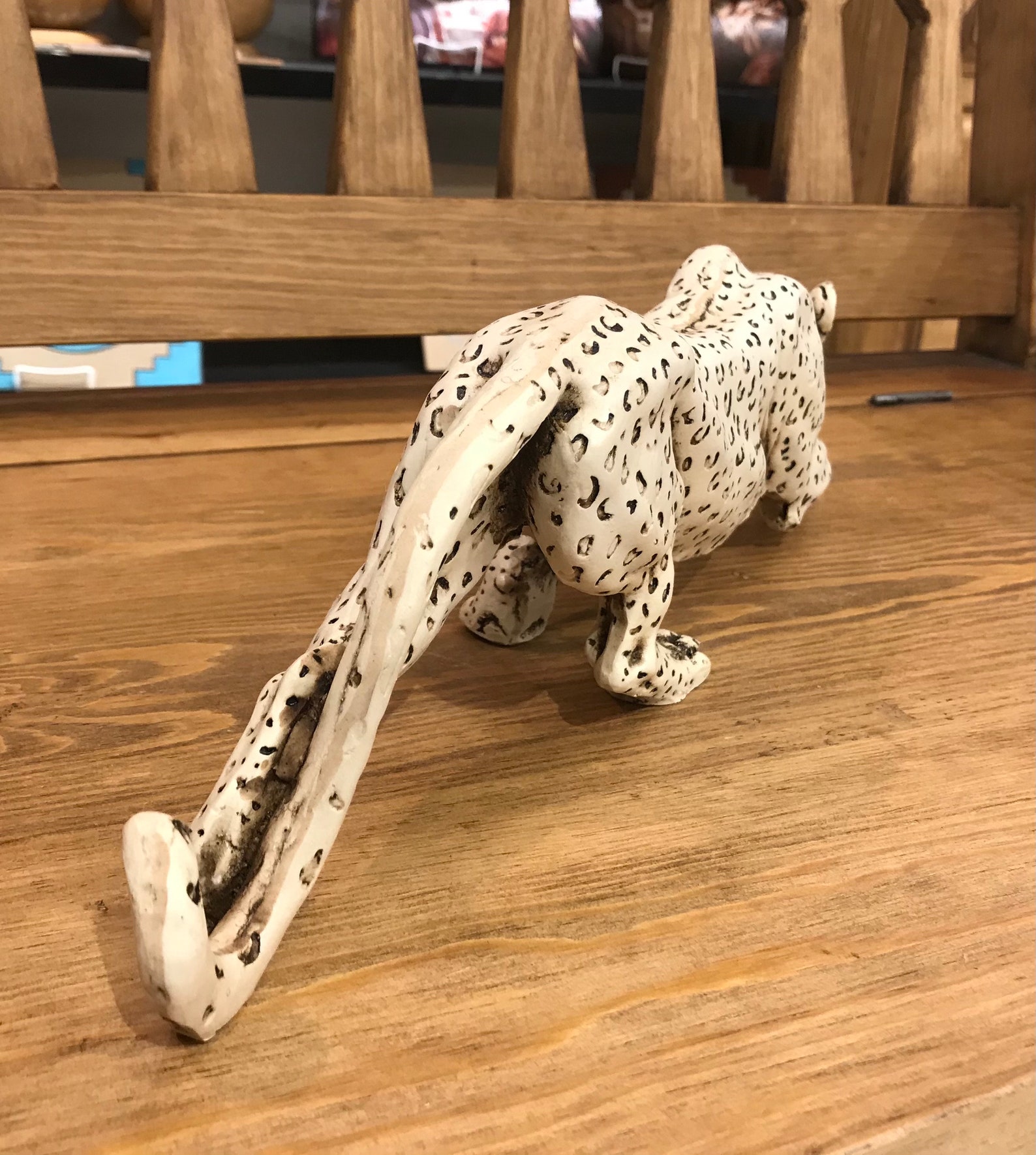 Resin Cheetah Sculpture Etsy