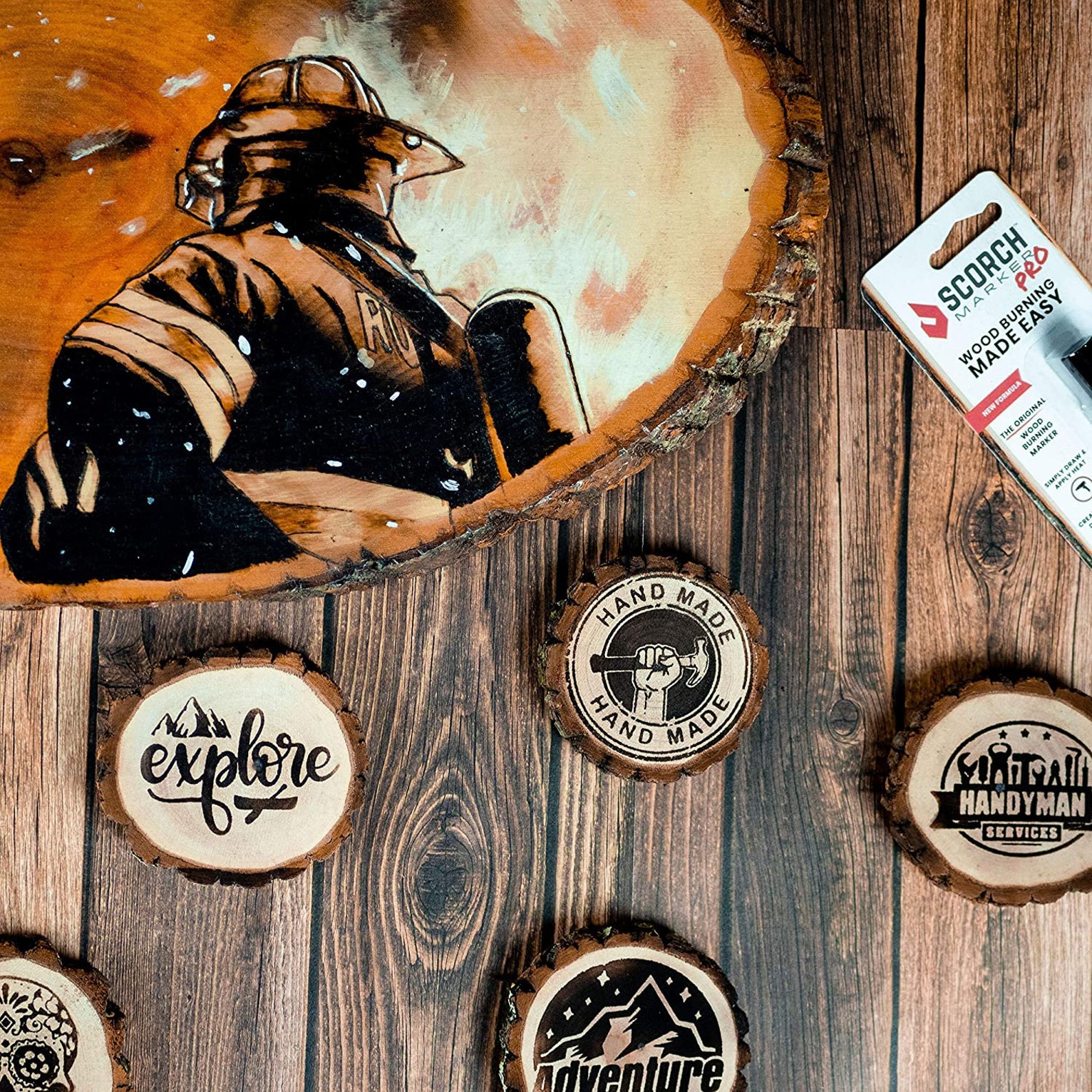 Scorch Marker Pro Wood Burning Marker Nontoxic Wood Etsy