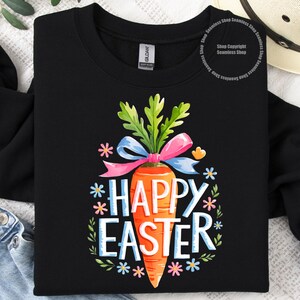 Happy Easter Carrot Png, Easter Sublimation Png, Preppy Easter Png, Spring Sublimation Png, Hand Drawn Easter Png, Digital Download Png