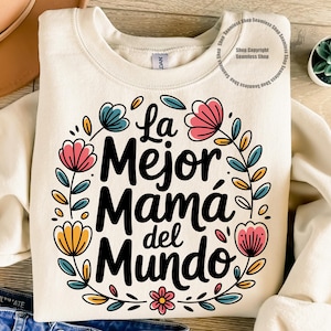 Spanish Mothers Day Png, Retro Madre Png Sublimation, Floral Mama Png Digital Download, Mama Sublimation Png, Retro Mama Png Tshirt Design