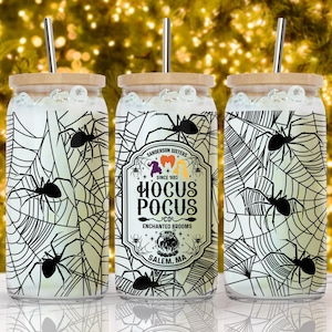 Halloween Tumbler Wrap ⟡ 16 oz Libbey Glass Can Tumble ⟡ Halloween sublimation designs ⟡ trending tumbler wraps ⟡ best seller tumbler wrap