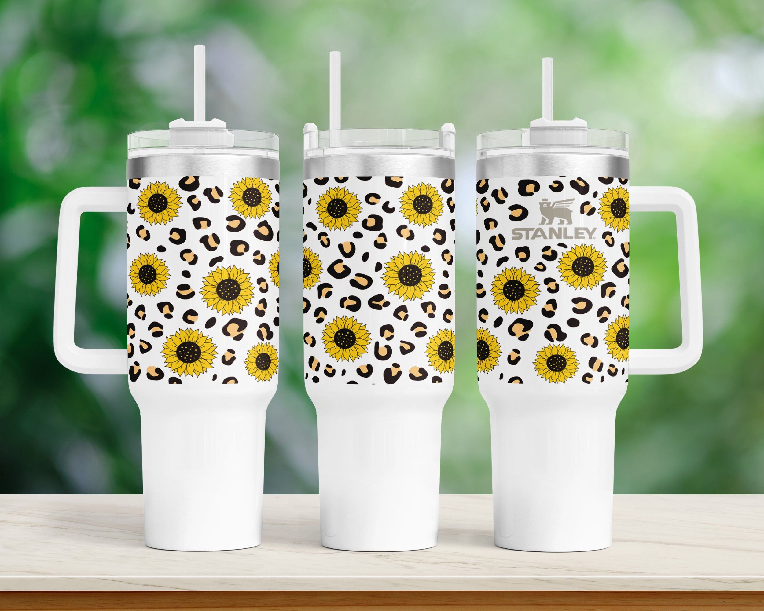 Stanley 40oz Quencher Vinyl Wrap Decal Leopard Stanley Tumbler