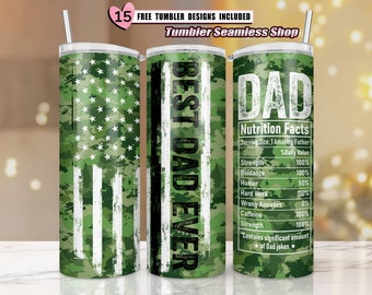 Bästa pappa någonsin tumbler wrap | Näringsfakta | 20 oz fars dag tumbler png | bästa pappa någonsin wrap, fars dag tumbler wrap, pappa tumbler png