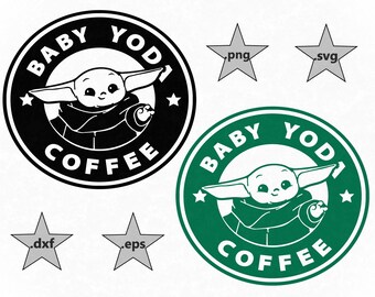 Download Baby Yoda Coffee Svg Etsy