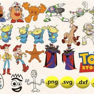 Toy Story svg bundle, Toy Story svg png, Toy Story clipart, Woody svg, Toy Story cut file, Toy Story Characters, svg, png, eps dxf cricut