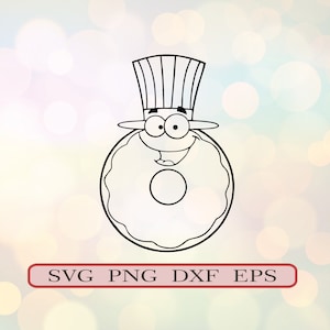 Donut svg, Donut Cut File, Doughnut SVG, Cake svg, Candy, Donut Cut File, Sprinkle Donut SVG file, Printable Donut, Vector, Circut cut files