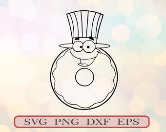 Donut svg, Donut Cut File, Doughnut SVG, Cake svg, Candy, Donut Cut File, Sprinkle Donut SVG file, Printable Donut, Vector, Circut cut files