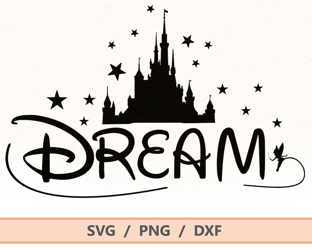 Dream Svg, Dream Disneysvg Png, Dream Cricut, Motivation Words Svg