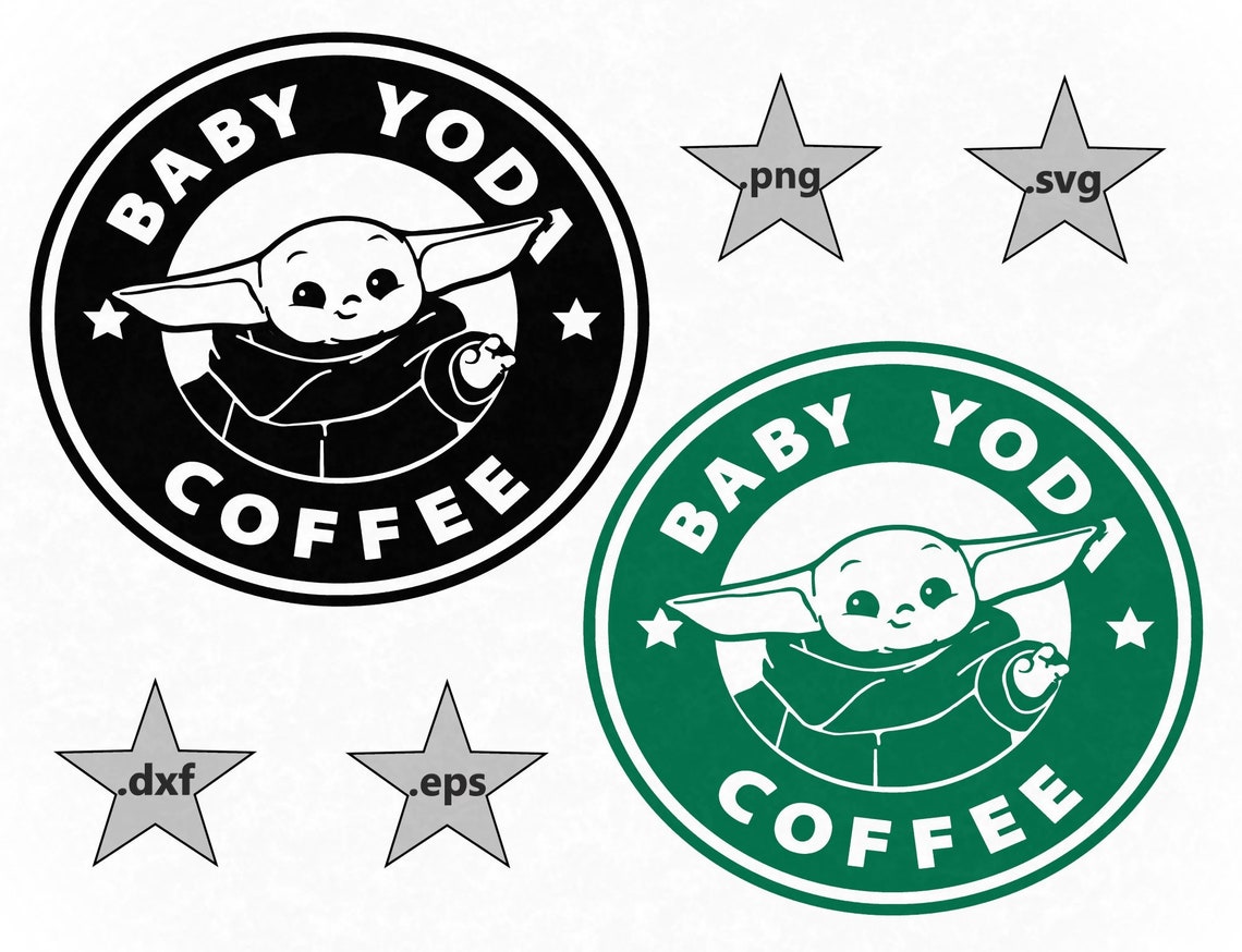 Free Free 325 Baby Yoda Coffee Svg SVG PNG EPS DXF File