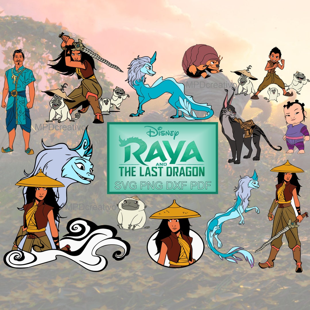 Raya and the Last Dragon Svg Png Dxf Pdf, Raya Svg, Princess Png Svg