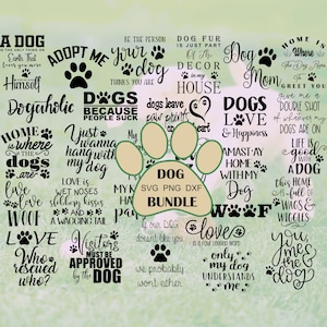 20+ SVG Instant Download Dog Bundle, for Cricut or Silhouette, Dog SVG ...