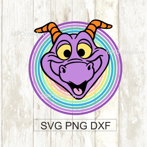 Figment Epcot Design: Purple Dragon Shirt (SVG PNG DXF) - Etsy