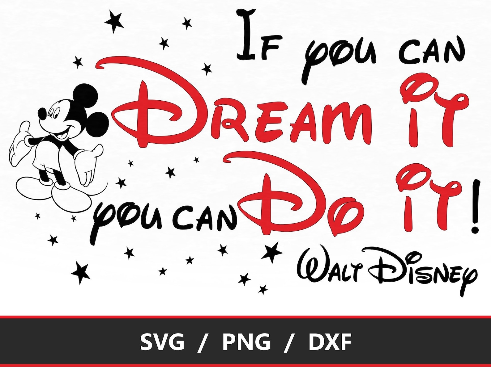 Dreams Come True Disney SVG