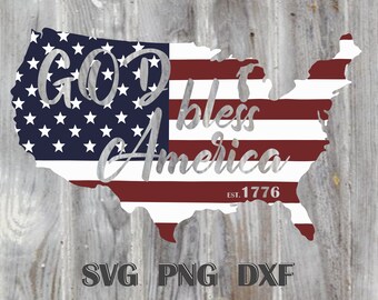 USA svg, 4th of July svg, America svg, Patriotic svg PNG, Fourth of July svg, 4th of July svg Files, July 4th svg, svg Files for Cricut, dxf